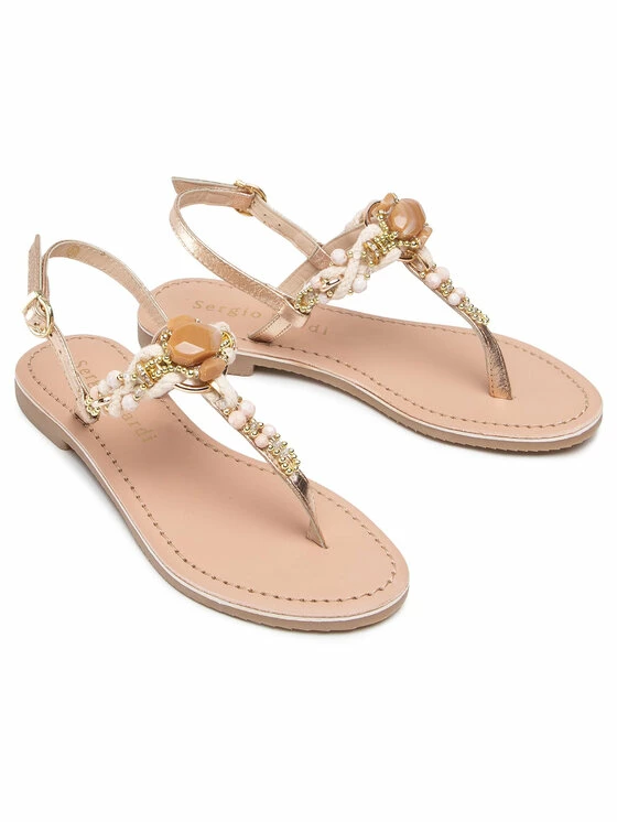 Sergio Bardi Γυναίκες Σανδάλια SB-53-09-000651 Χρυσό - Image 5