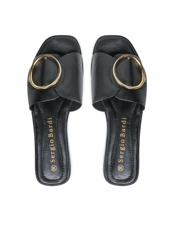 Sergio Bardi Γυναίκες Παντόφλες WI16-MENA-08SB Μαύρο - Image 6
