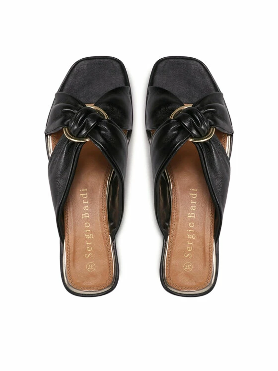 Sergio Bardi Γυναίκες Παντόφλες WI16-MENA-10SB Μαύρο - Image 6