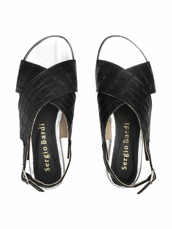 Sergio Bardi Γυναίκες Σανδάλια SB-76-11-001164 Μαύρο - Image 6