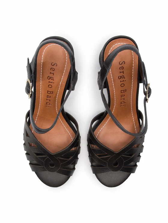Sergio Bardi Γυναίκες Σανδάλια SB-24-07-000157 Μαύρο - Image 5