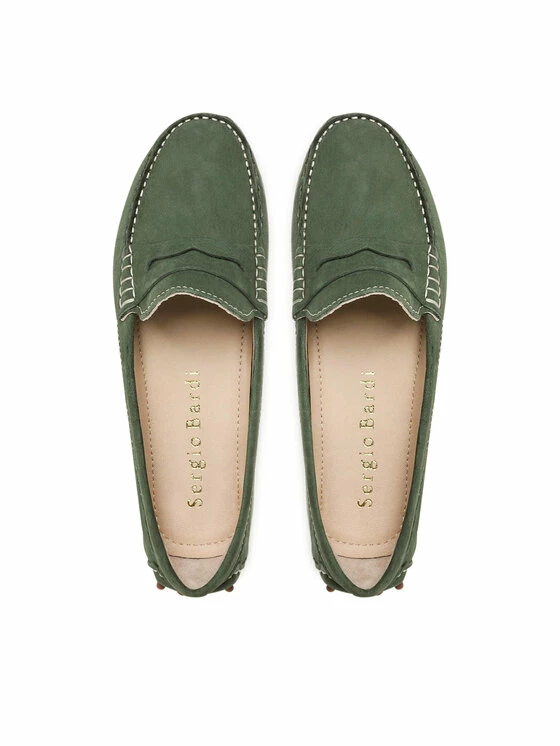 Sergio Bardi Γυναίκες Κλειστά Παπούτσια Μοκασίνια WI05-700LS-SB Πράσινο - Image 6