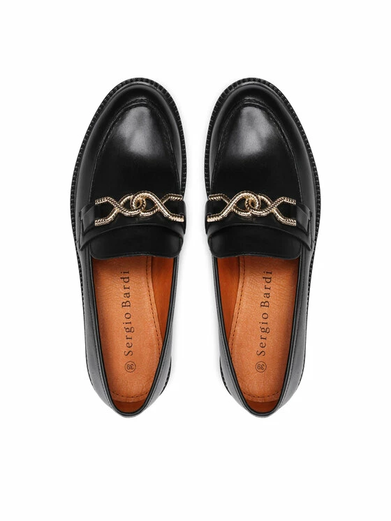 Sergio Bardi Γυναίκες Κλειστά Παπούτσια Lords WI16-221114-01SB Μαύρο - Image 6