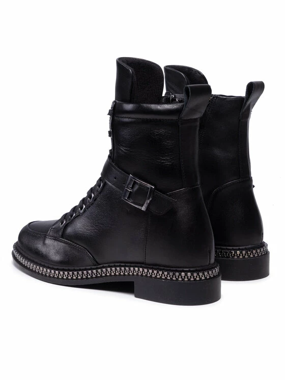 Sergio Bardi Γυναίκες Biker Μποτάκια Μποτάκια SB-50-12-001265 Μαύρο - Image 3