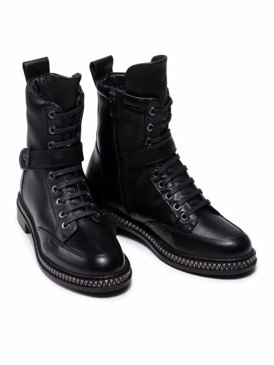 Sergio Bardi Γυναίκες Biker Μποτάκια Μποτάκια SB-50-12-001265 Μαύρο - Image 5