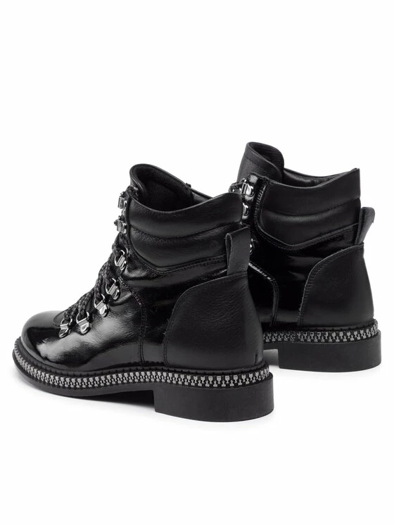 Sergio Bardi Γυναίκες Biker Μποτάκια Μποτάκια SB-50-12-00125 Μαύρο - Image 3