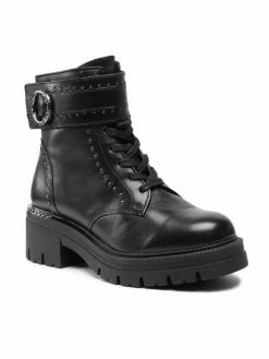 Sergio Bardi Γυναίκες Biker Μποτάκια Μποτάκια OCE-MELANIA-09 Μαύρο